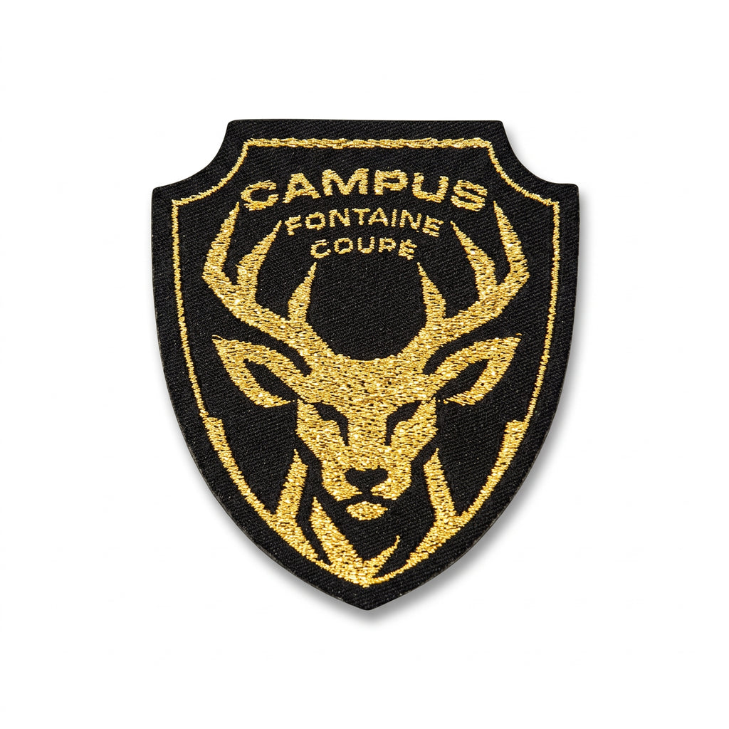 Patch tissé à scratcher - "Campus Fontaine Coupé"