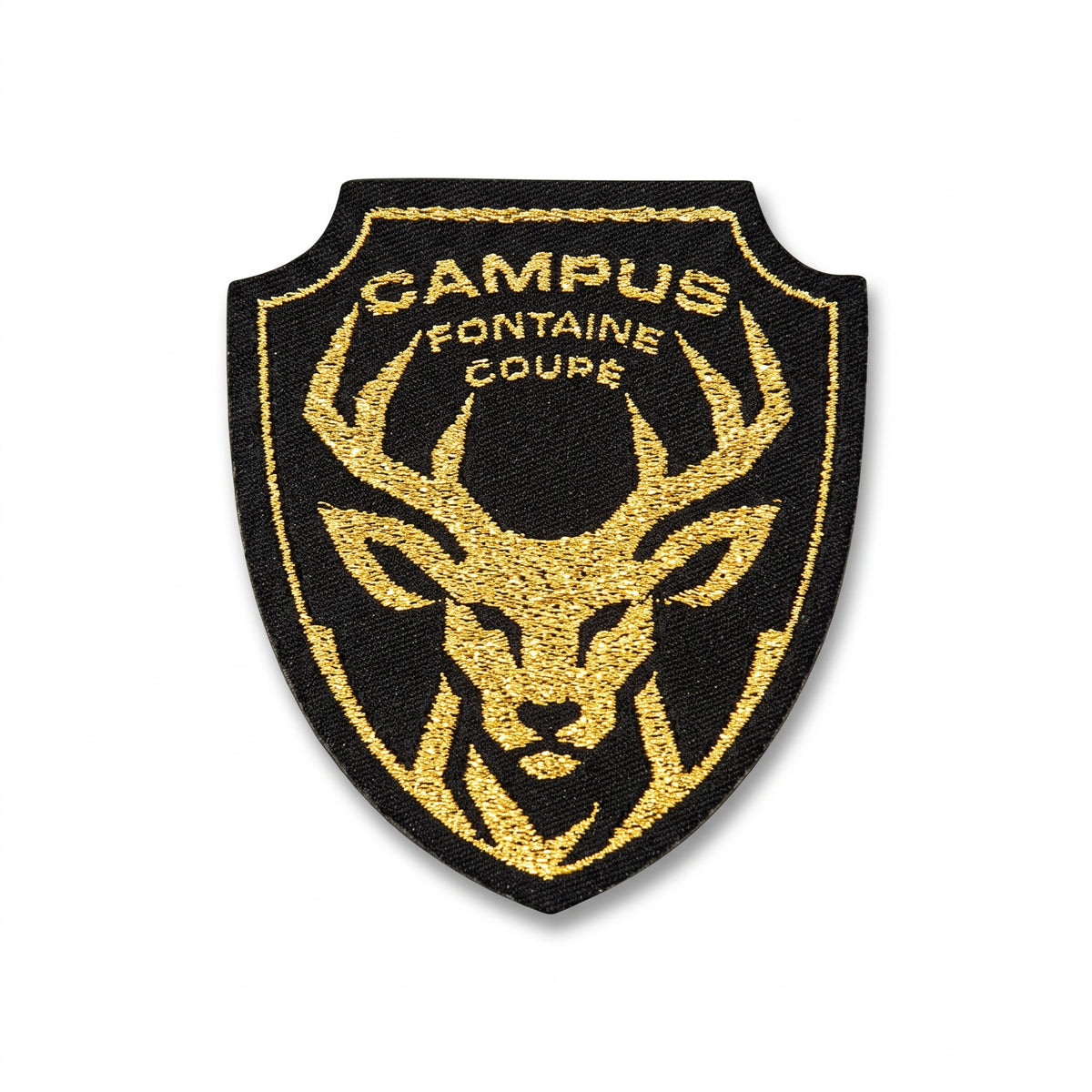 Patch tissé à scratcher - "Campus Fontaine Coupé"