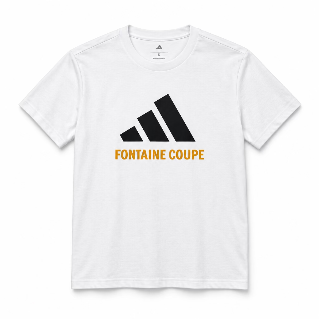 T-shirt Adidas x Campus Fontaine Coupé Femme – Blanc