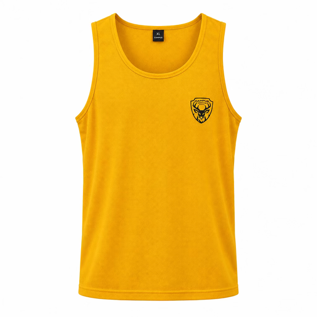 Débardeur de sport Campus Fontaine Coupé – Jaune