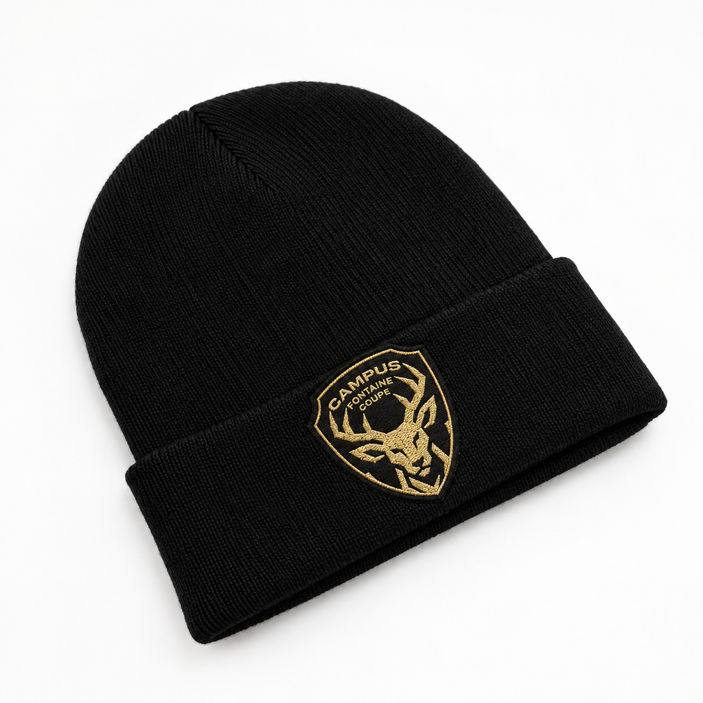 Bonnet Campus Fontaine Coupé - Noir